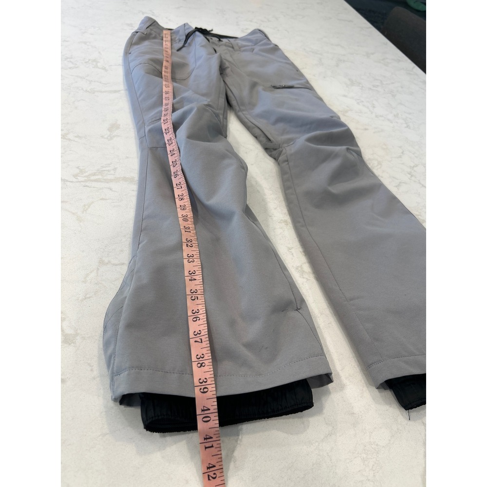 Roxy Womens Grey Nadia Snowboard Ski Pants Adjustable Waist Insulated Small S - Picture 13 of 16